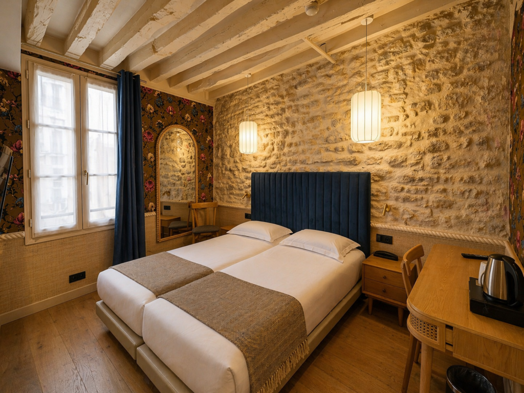Superior room hotel de notre dame 1