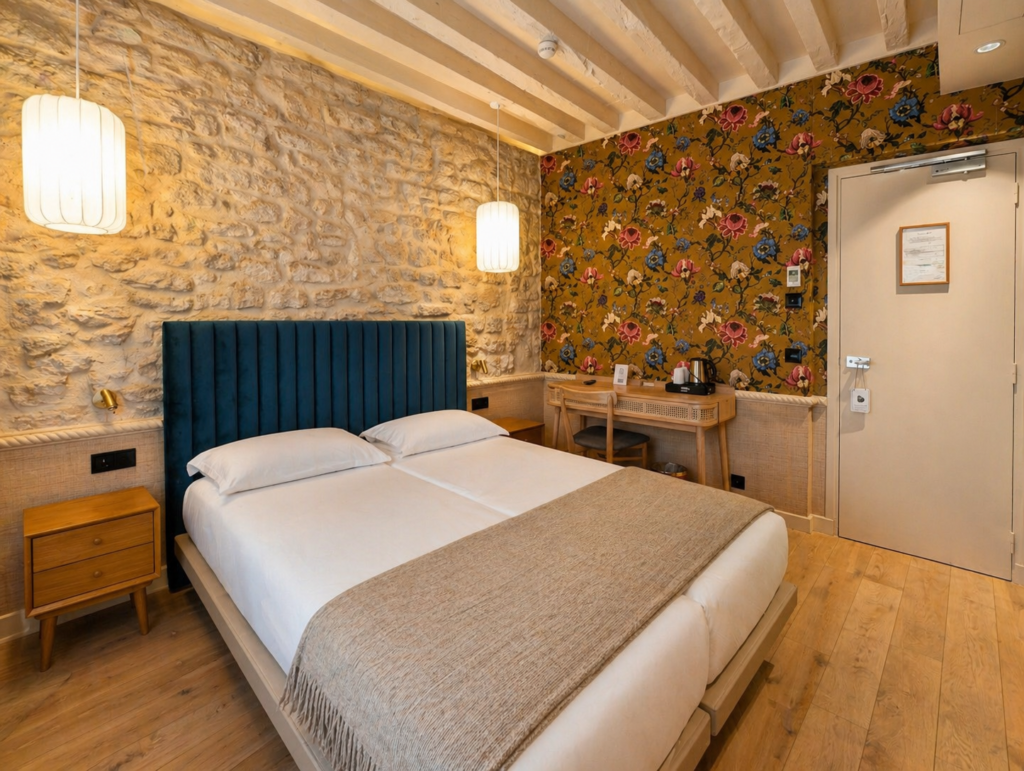Zimmer 27 Superior room hotel de notre dame 2
