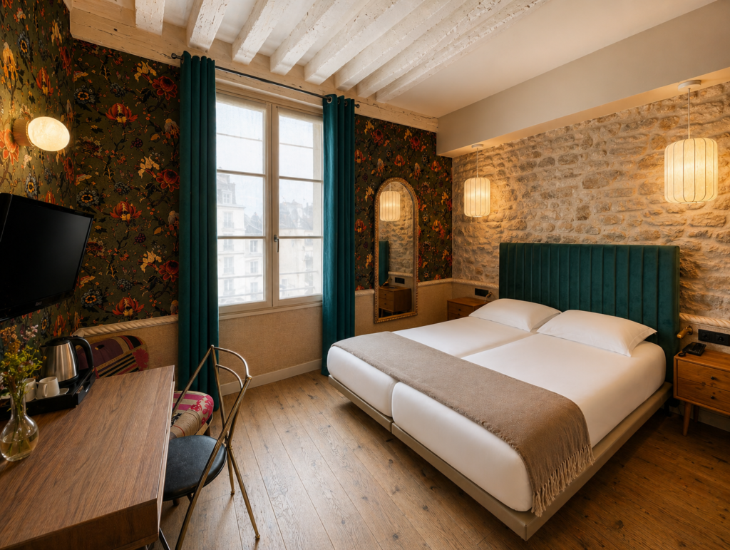 Zimmer 23 Superior room hotel de notre dame 5